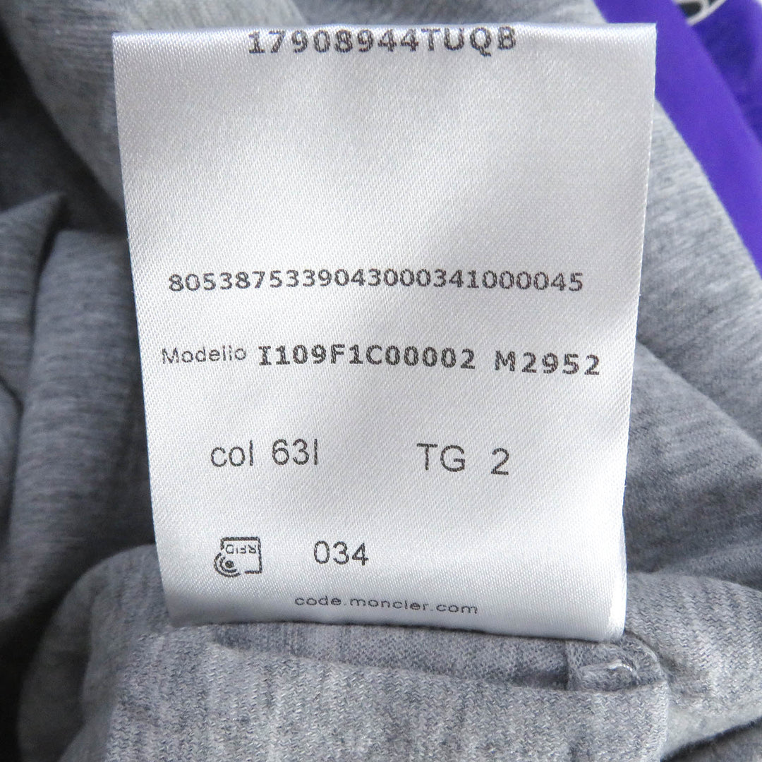 Excellent MONCLER GENIUS 2 mountain hoodie SOHO Alicia Keys logo patch WZIP 2