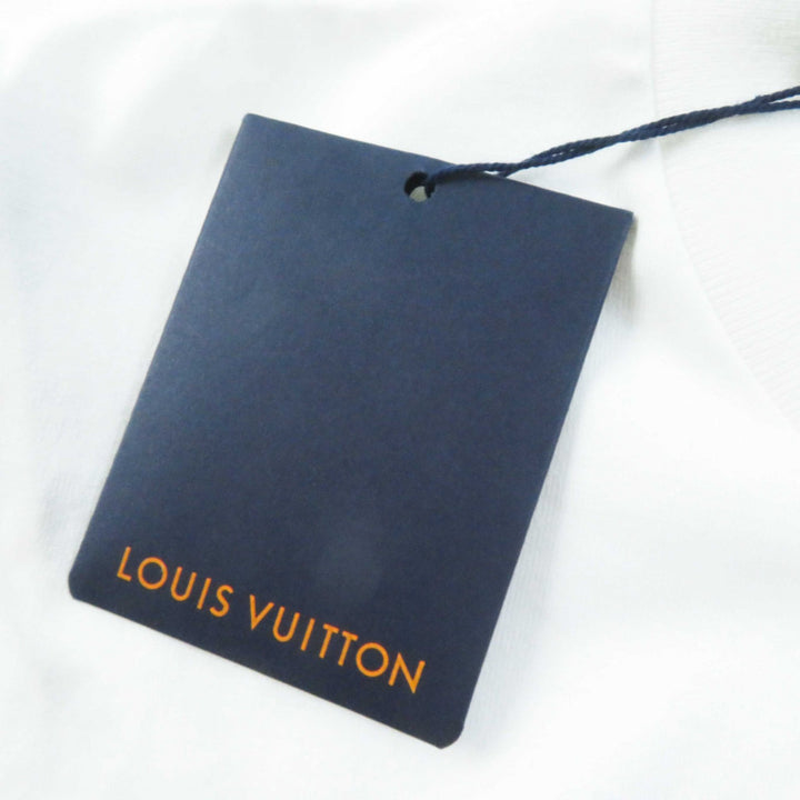 Pristine LOUIS VUITTON one piece Zipper sleeve T-shirt dress White XS 1ABRXK