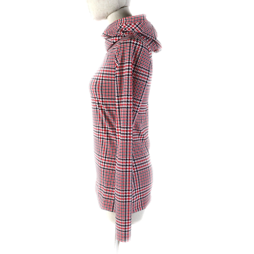 Pristine BURBERRY hoodie Glen Check Pullover Tracksuit Multi Nylon Women 8036984