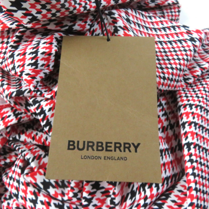 Pristine BURBERRY hoodie Glen Check Pullover Tracksuit Multi Nylon Women 8036984