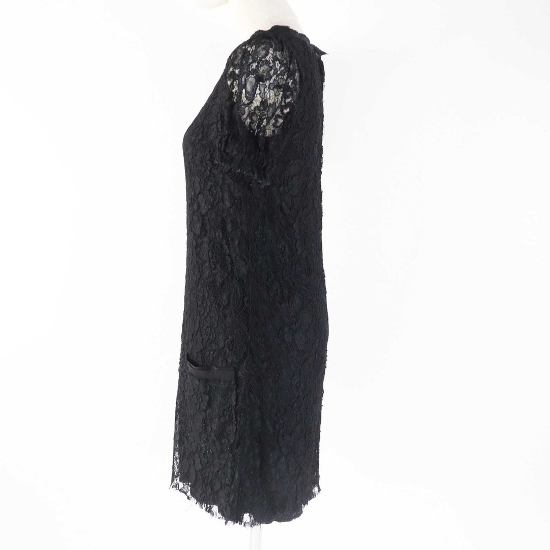 Great DOLCE&GABBANA one piece black Rayon Women 36 F6X77T／FLMP9-E