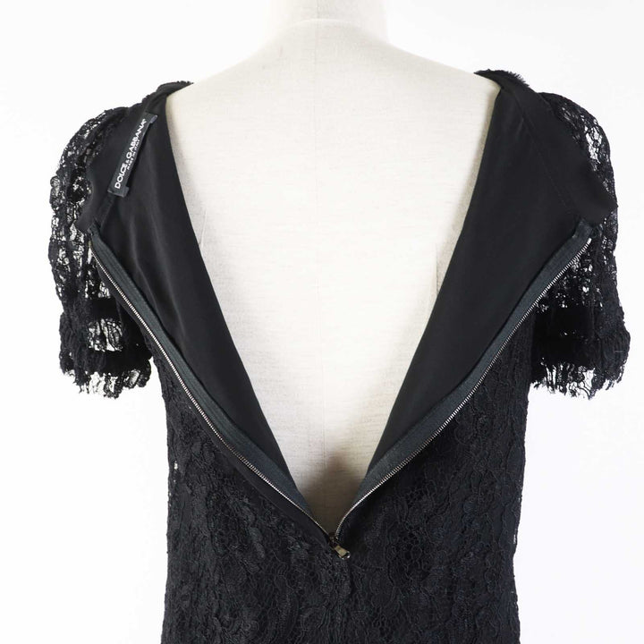 Great DOLCE&GABBANA one piece black Rayon Women 36 F6X77T／FLMP9-E
