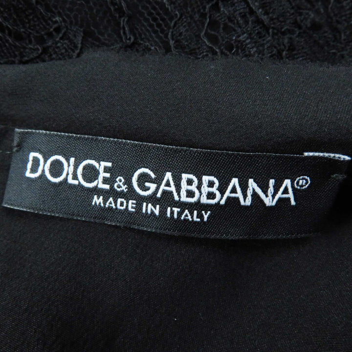 Great DOLCE&GABBANA one piece black Rayon Women 36 F6X77T／FLMP9-E