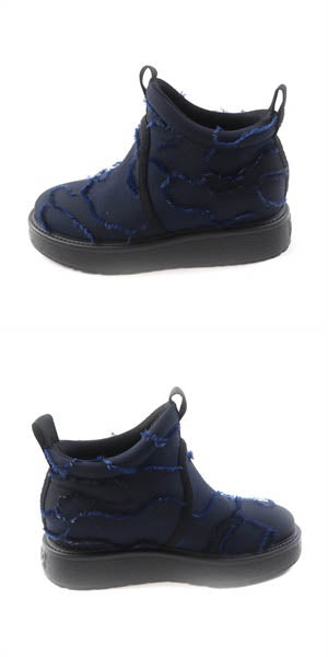 Excellent Christian Dior short boots NOMAD-D Navy Women 35 KCI593CNFS56B