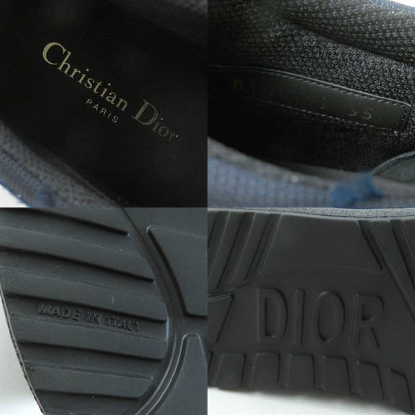 Excellent Christian Dior short boots NOMAD-D Navy Women 35 KCI593CNFS56B