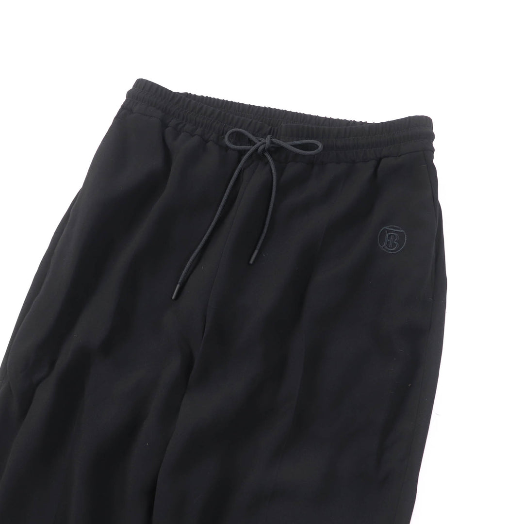 Pristine BURBERRY Pants TB logo embroidered center crease Women 40 8046320