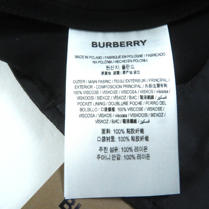 Pristine BURBERRY Pants TB logo embroidered center crease Women 40 8046320