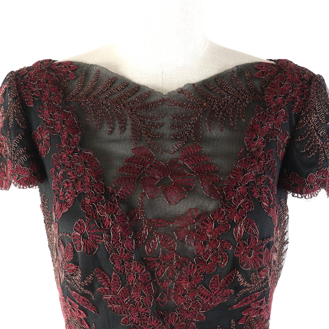 Excellent TADASHI SHOJI dress Pemba Dress black polyester Women 4