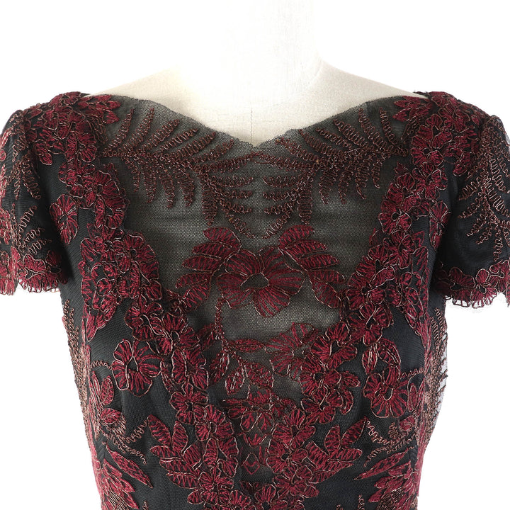 Excellent TADASHI SHOJI dress Pemba Dress black polyester Women 4