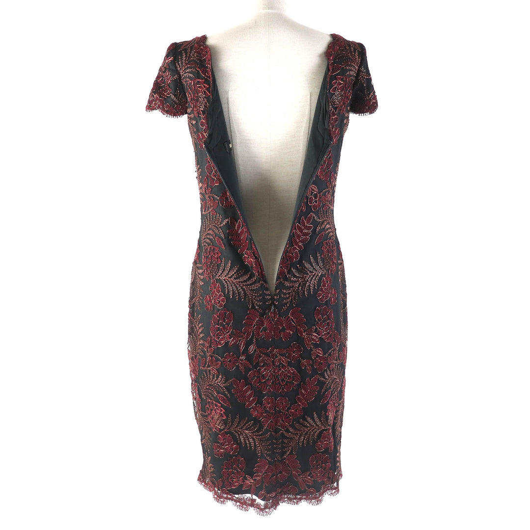 Excellent TADASHI SHOJI dress Pemba Dress black polyester Women 4