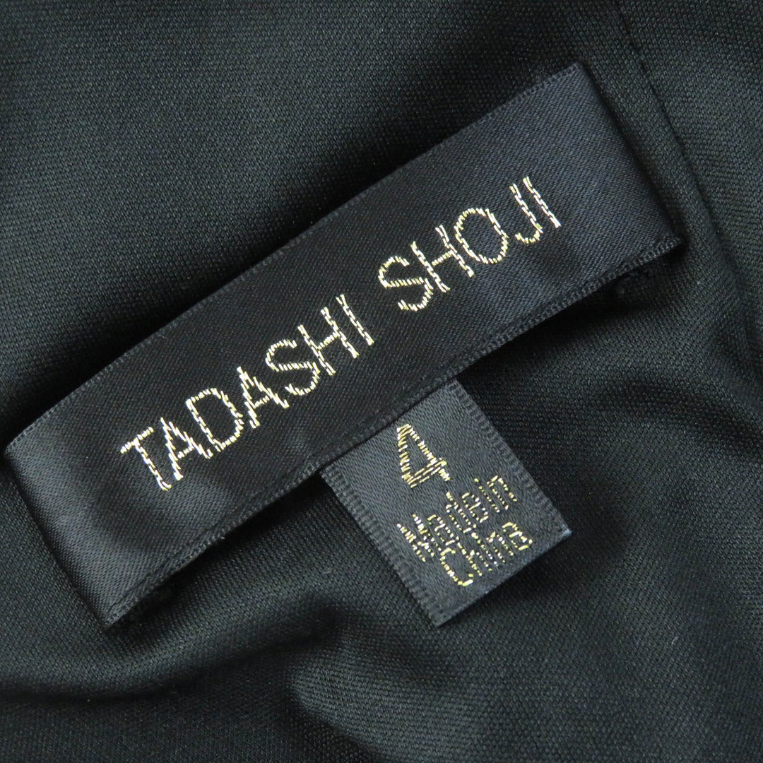 Excellent TADASHI SHOJI dress Pemba Dress black polyester Women 4