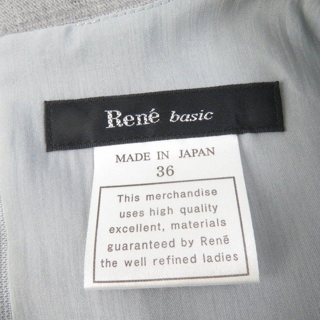 Rene one piece Design Sleeveless Knee-length Dress gray Women 36 5726010