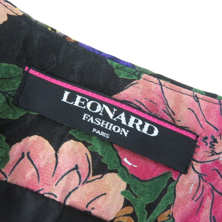 Excellent LEONARD FASHION two-piece set black silk Women
