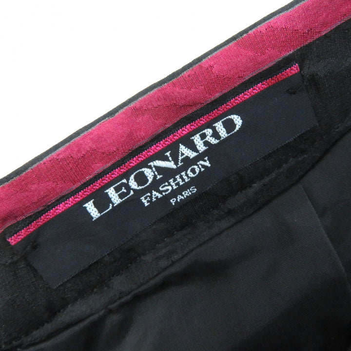 Excellent LEONARD FASHION two-piece set black silk Women