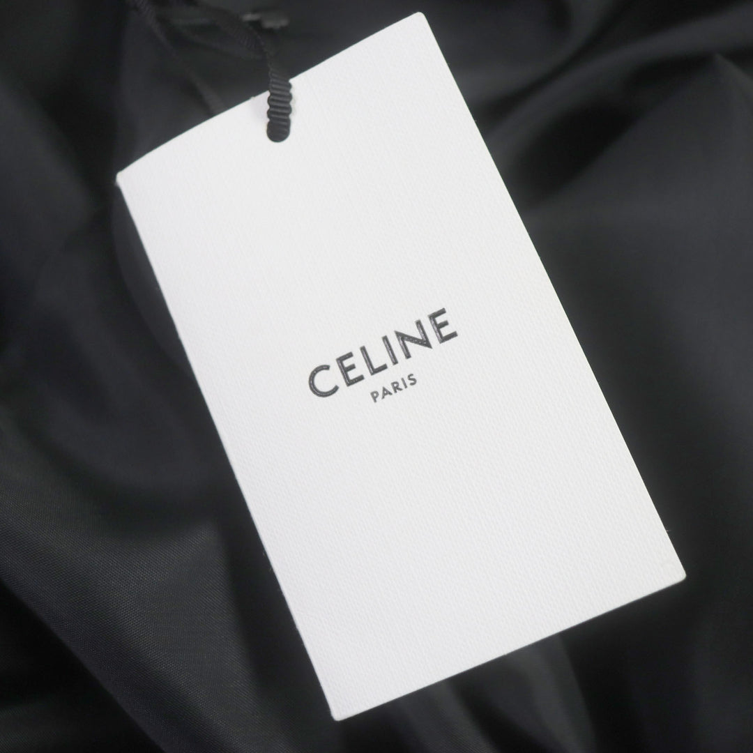 Excellent CELINE Stajan Teddy Jacket With Satin Artist Print Rayon 50 2V28H353Q