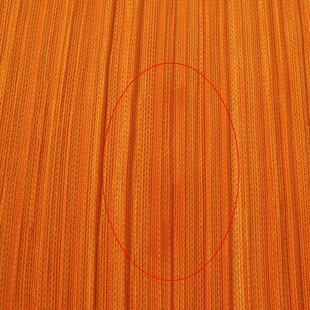 Great PLEATS PLEASE one piece Short sleeves, knee length, flare Orange polyester Women 3 PP81-JH403