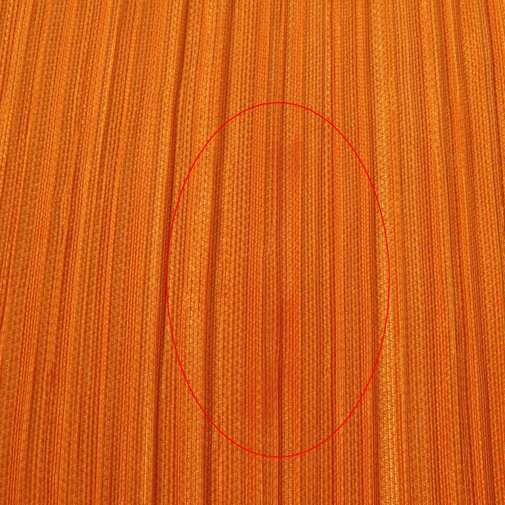 Great PLEATS PLEASE one piece Short sleeves, knee length, flare Orange polyester Women 3 PP81-JH403