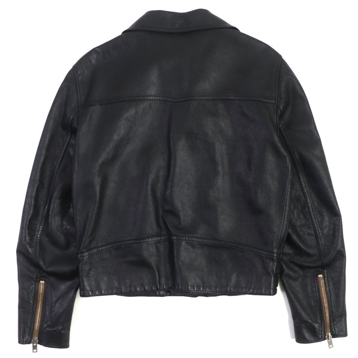 Excellent CELINE Leather jacket black Cupra mens 48 2E467297D