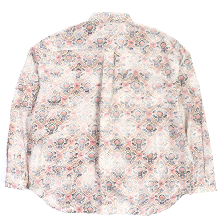 Excellent DIOR Long sleeve shirt Amoako Boafo Pink silk mens 43 183C511A5135