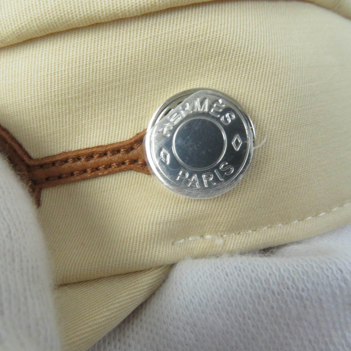 Great HERMES Casquette Kabul Cricket beige cotton Women 56