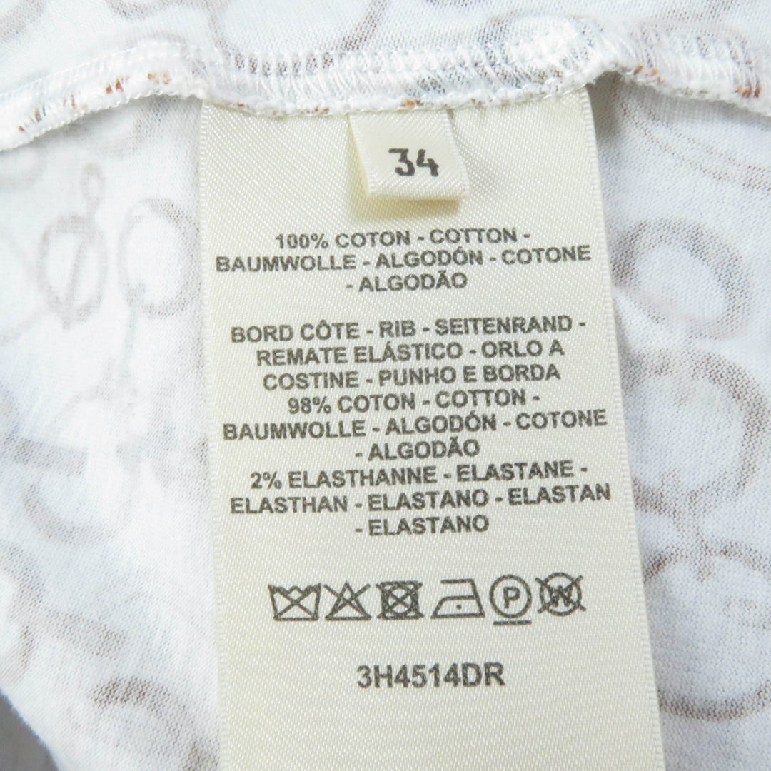 Excellent HERMES one piece DR Do RE BOUCLES Brown cotton Women 34 3H4514DR