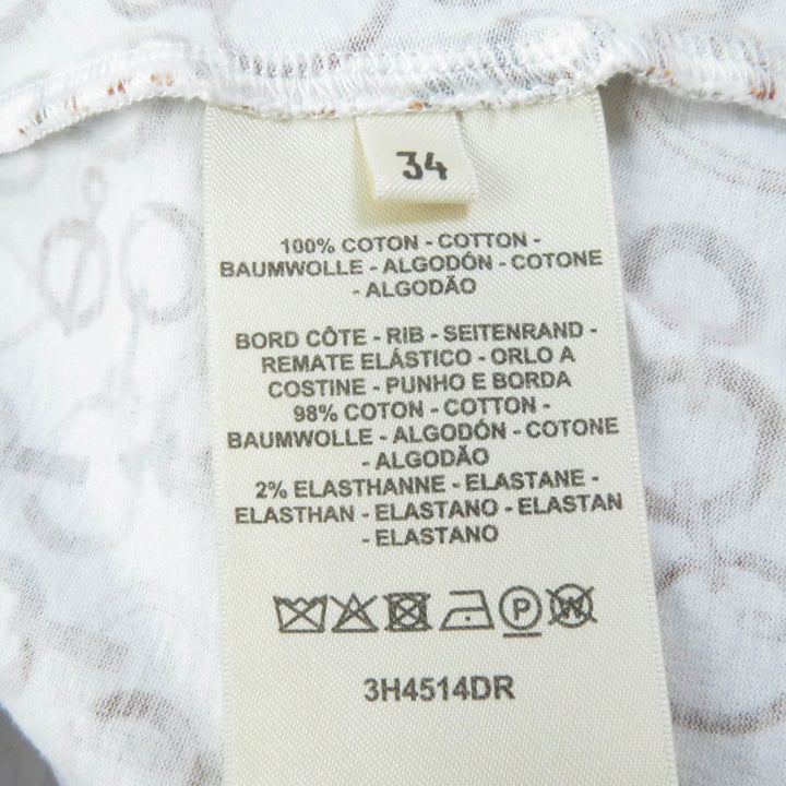 Excellent HERMES one piece DR Do RE BOUCLES Brown cotton Women 34 3H4514DR