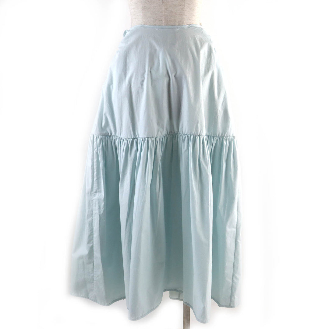 Pristine CECILIE BAHNSEN skirt LILLY SKIRE Light blue cotton Women