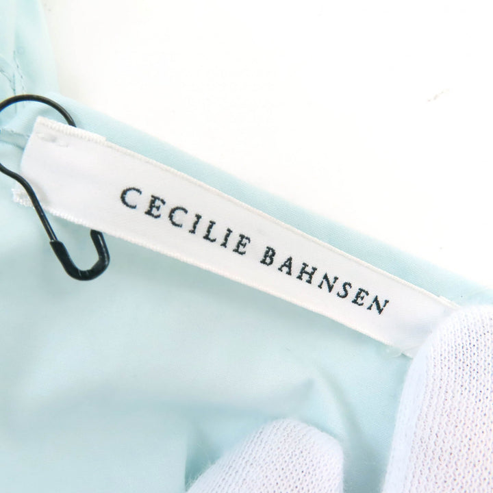 Pristine CECILIE BAHNSEN skirt LILLY SKIRE Light blue cotton Women