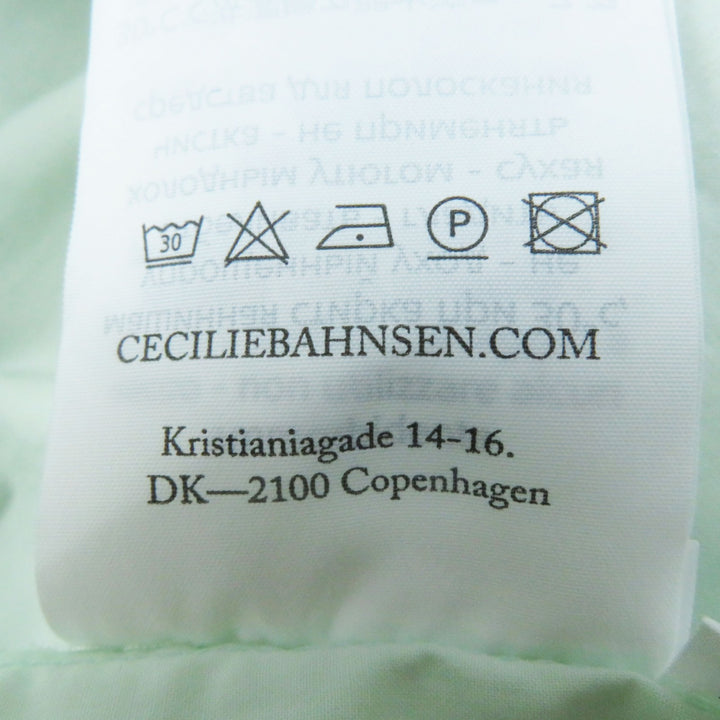 Great CECILIE BAHNSEN one piece PRIMEROSE DRESS flare Light green 6 RTW0064