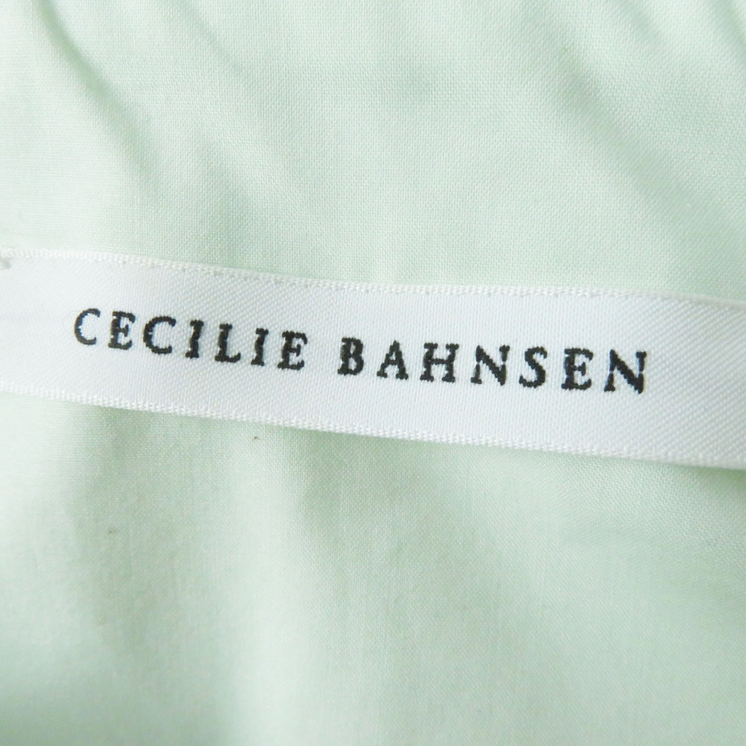 Great CECILIE BAHNSEN one piece PRIMEROSE DRESS flare Light green 6 RTW0064