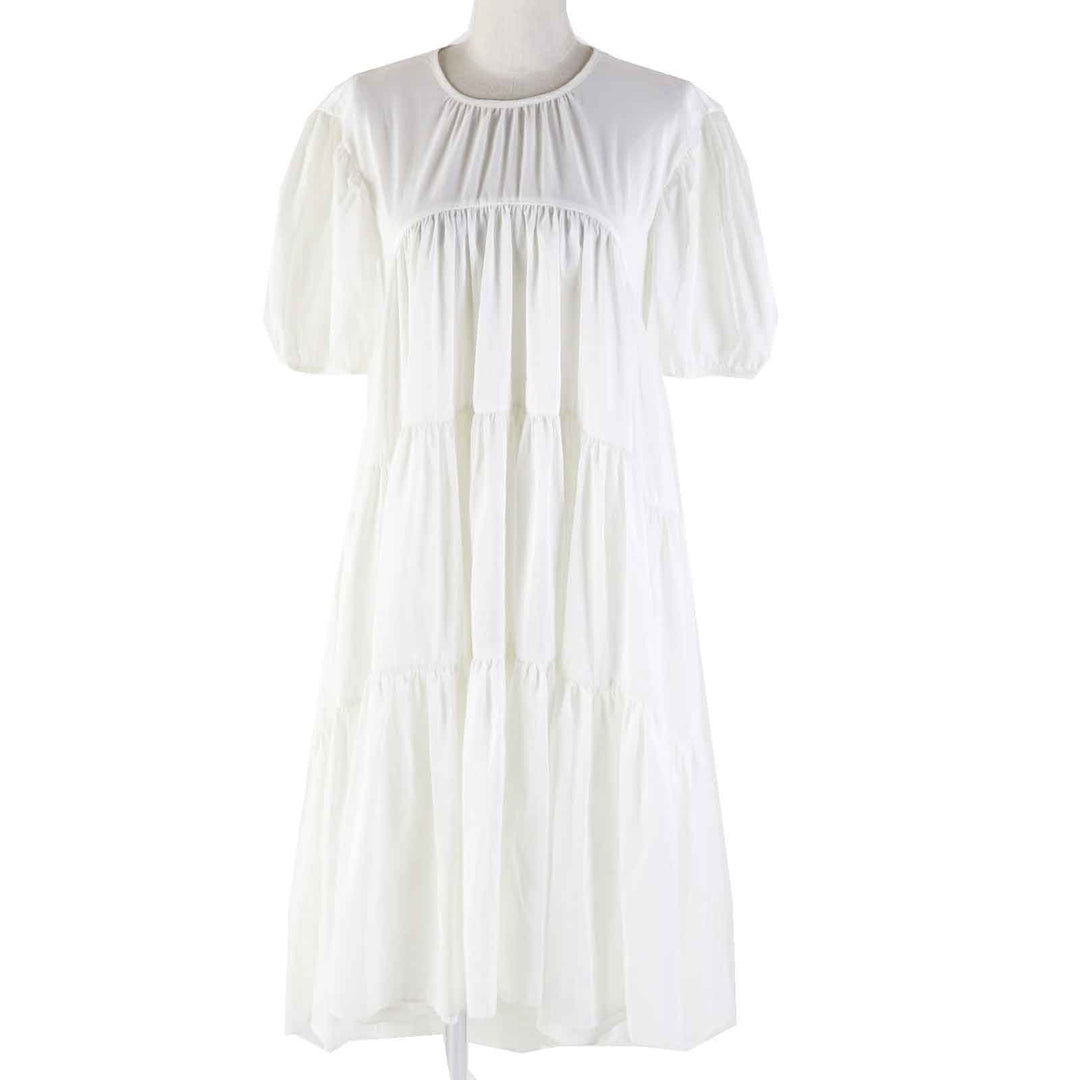 Excellent CECILIE BAHNSEN one piece ESME DRESS white polyester Women