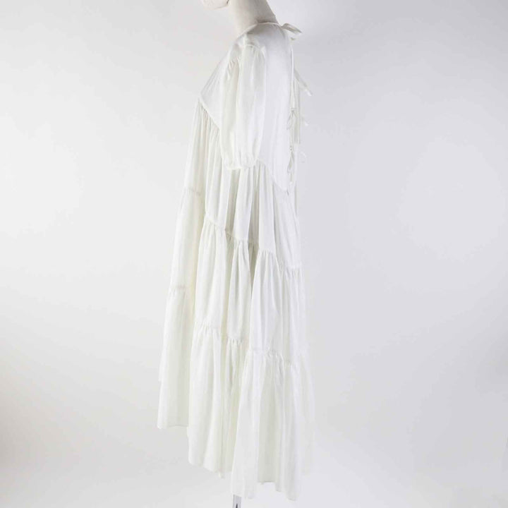 Excellent CECILIE BAHNSEN one piece ESME DRESS white polyester Women