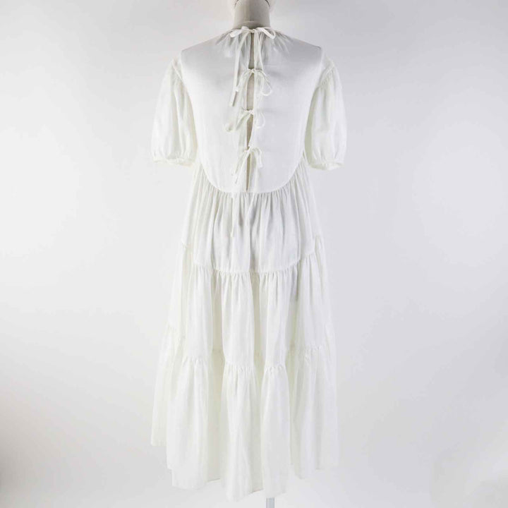 Excellent CECILIE BAHNSEN one piece ESME DRESS white polyester Women