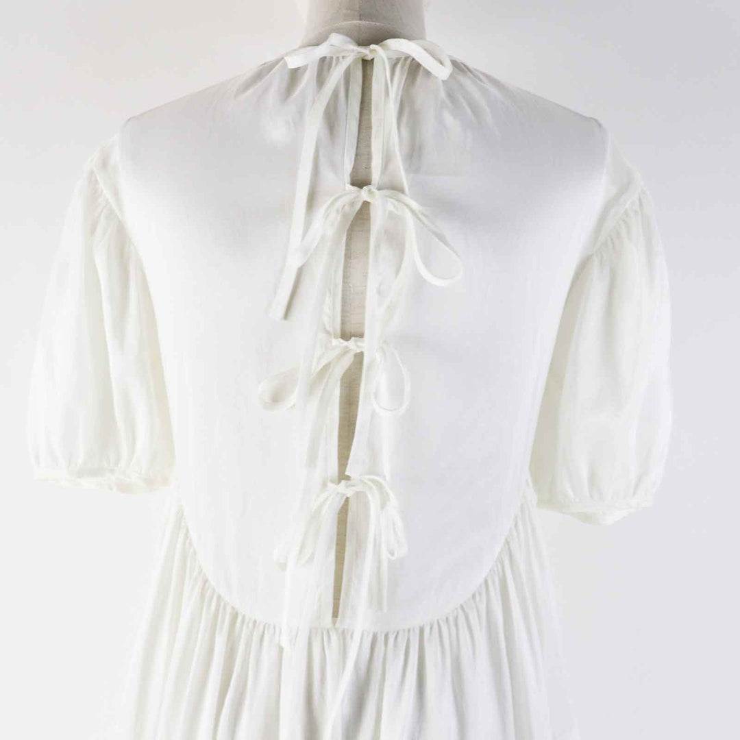 Excellent CECILIE BAHNSEN one piece ESME DRESS white polyester Women