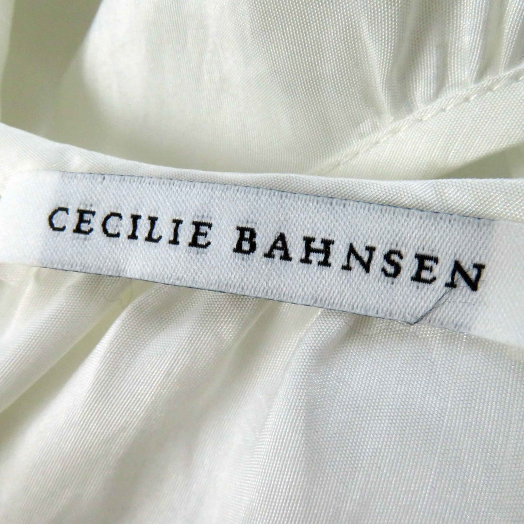 Excellent CECILIE BAHNSEN one piece ESME DRESS white polyester Women
