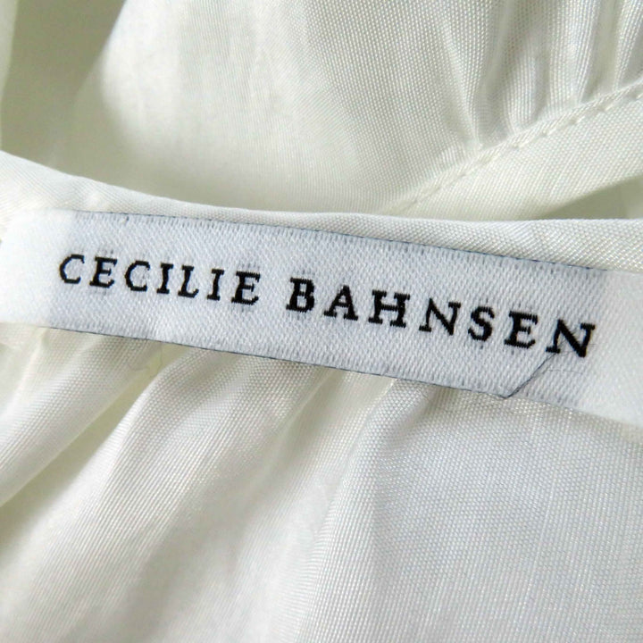 Excellent CECILIE BAHNSEN one piece ESME DRESS white polyester Women