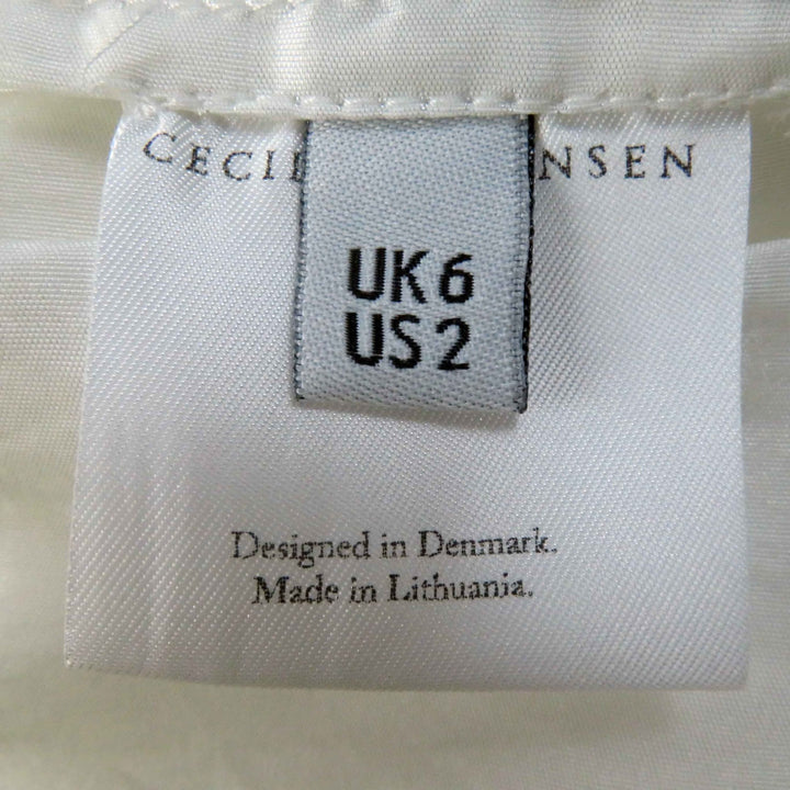 Excellent CECILIE BAHNSEN one piece ESME DRESS white polyester Women