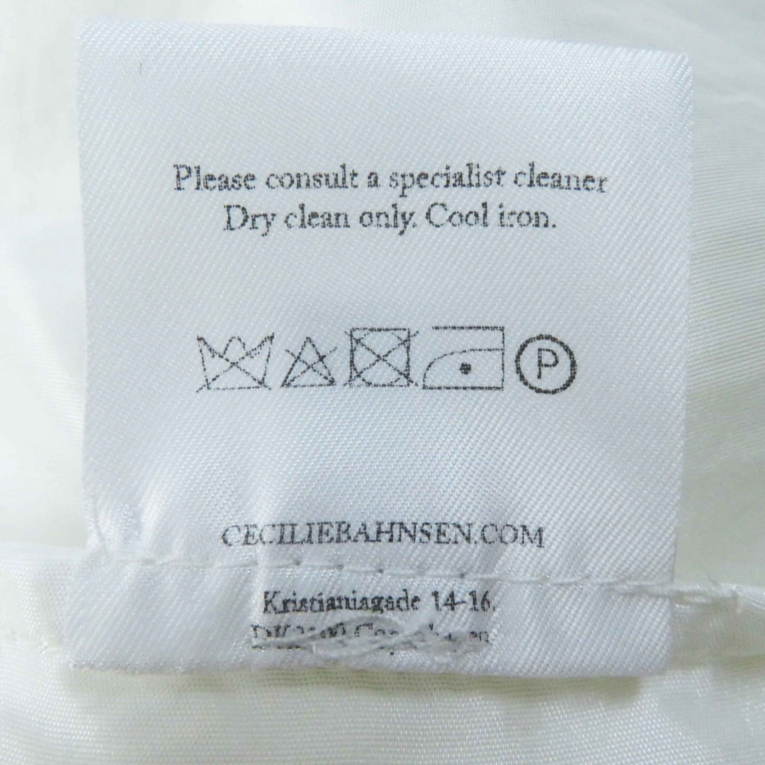 Excellent CECILIE BAHNSEN one piece ESME DRESS white polyester Women