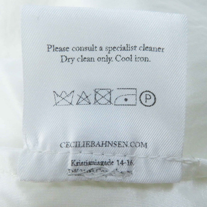 Excellent CECILIE BAHNSEN one piece ESME DRESS white polyester Women