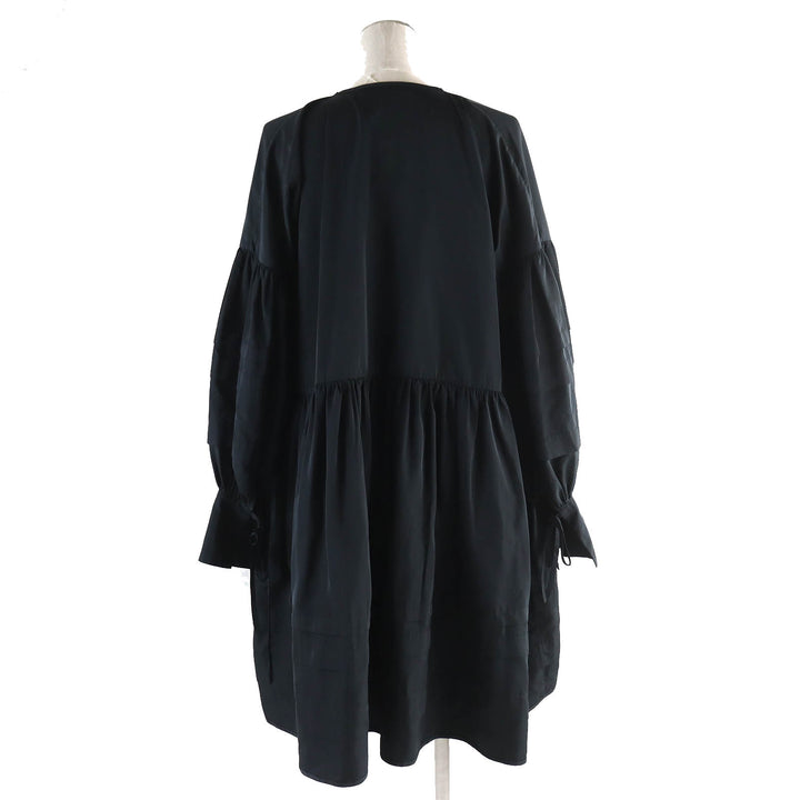Excellent CECILIE BAHNSEN one piece black recycled polyester Women XS ESS-0005