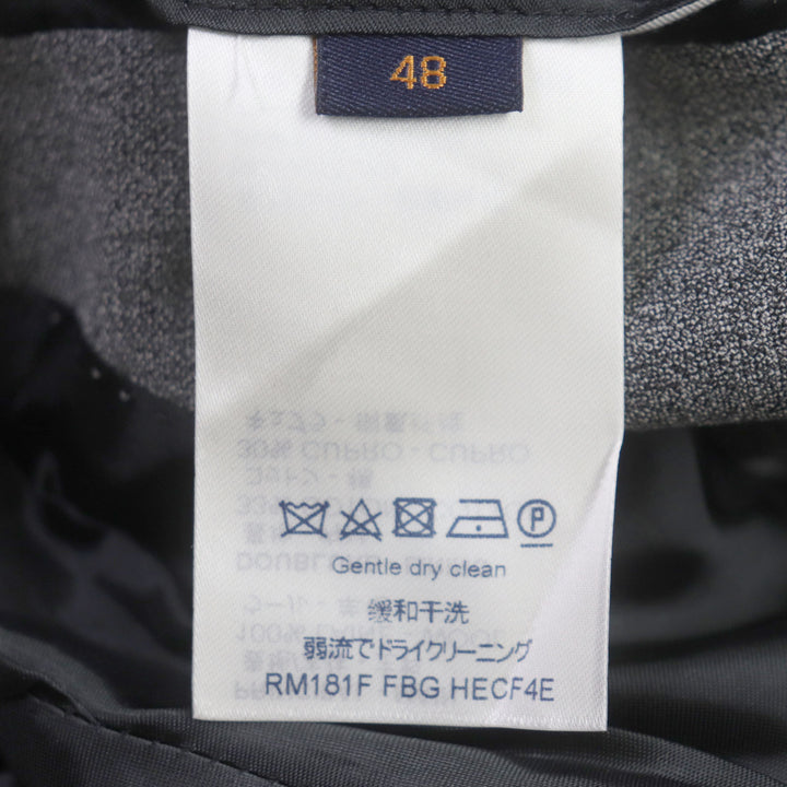 Great LOUIS VUITTON two-piece set PONT NEUF FIT gray wool 48