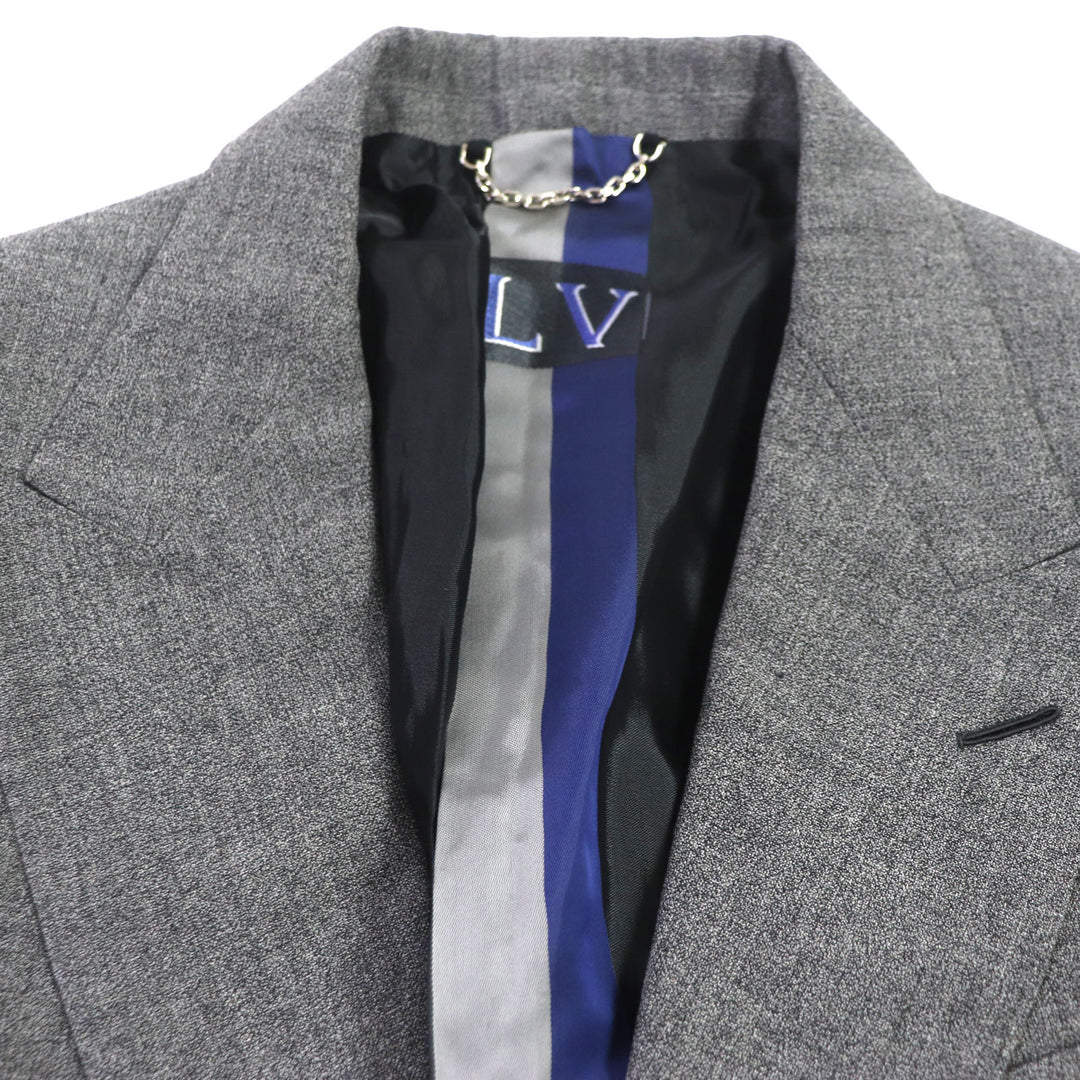 Great LOUIS VUITTON two-piece set PONT NEUF FIT gray wool 48