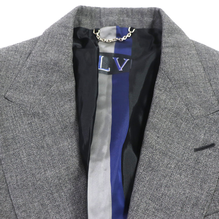 Great LOUIS VUITTON two-piece set PONT NEUF FIT gray wool 48