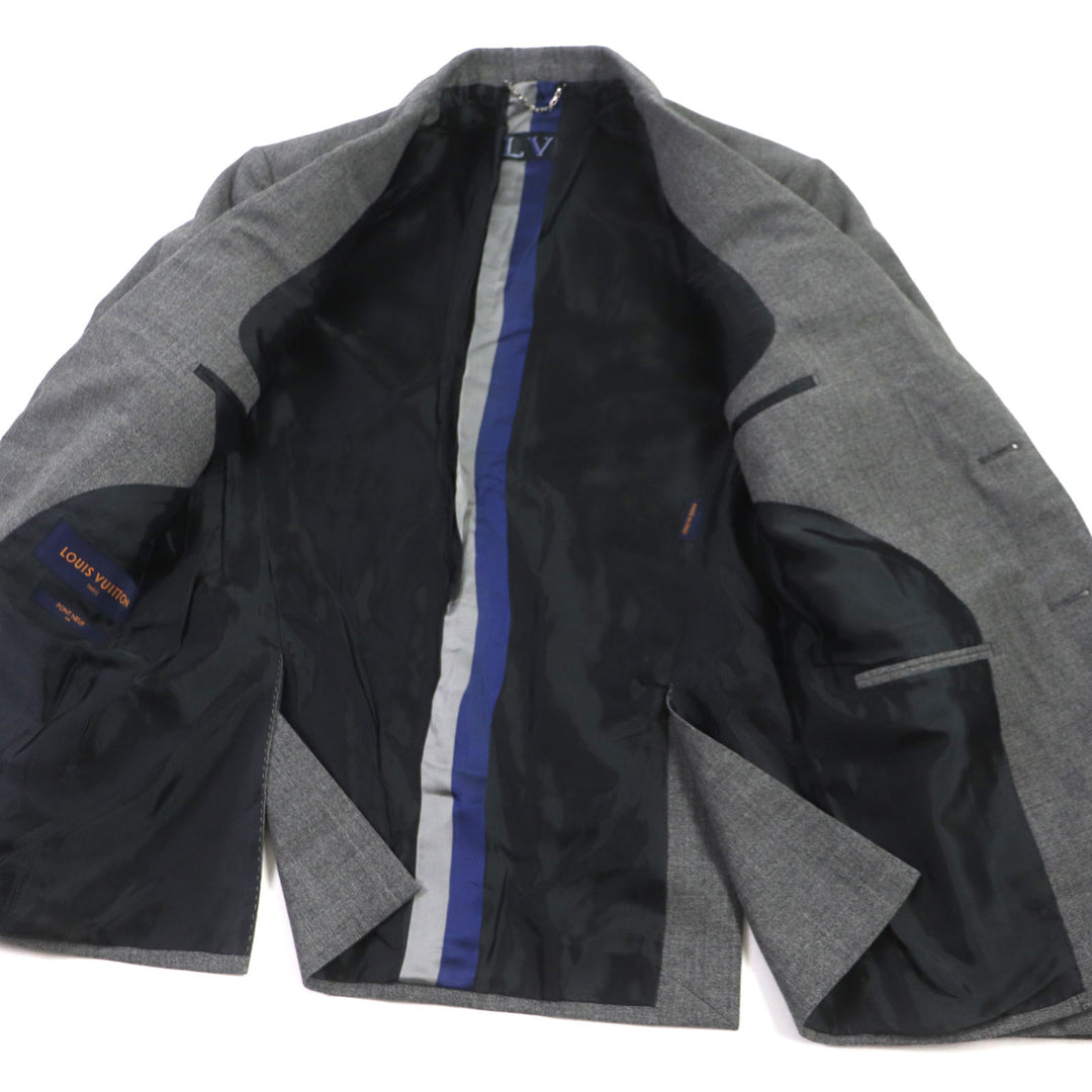 Great LOUIS VUITTON two-piece set PONT NEUF FIT gray wool 48