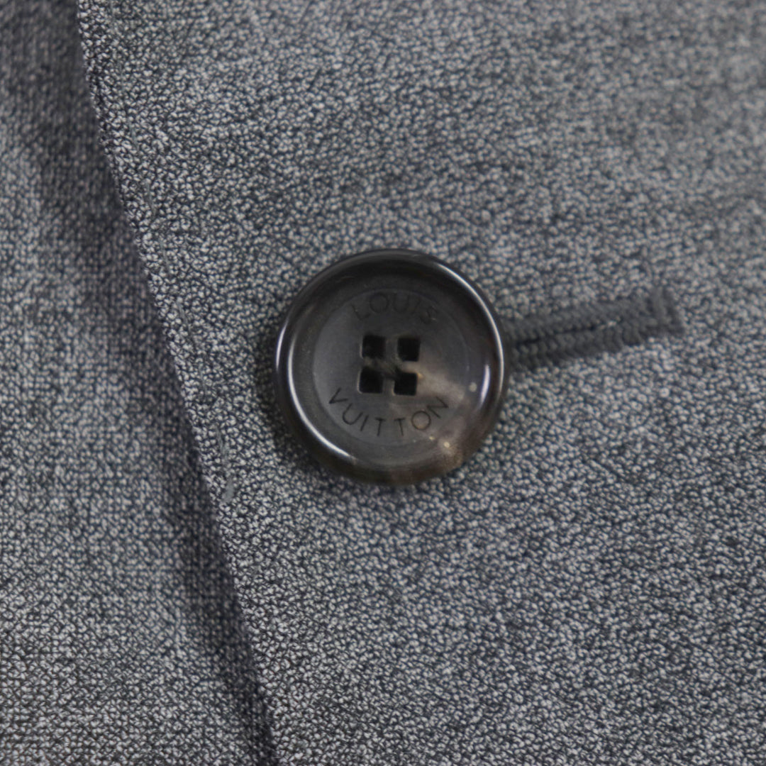 Great LOUIS VUITTON two-piece set PONT NEUF FIT gray wool 48