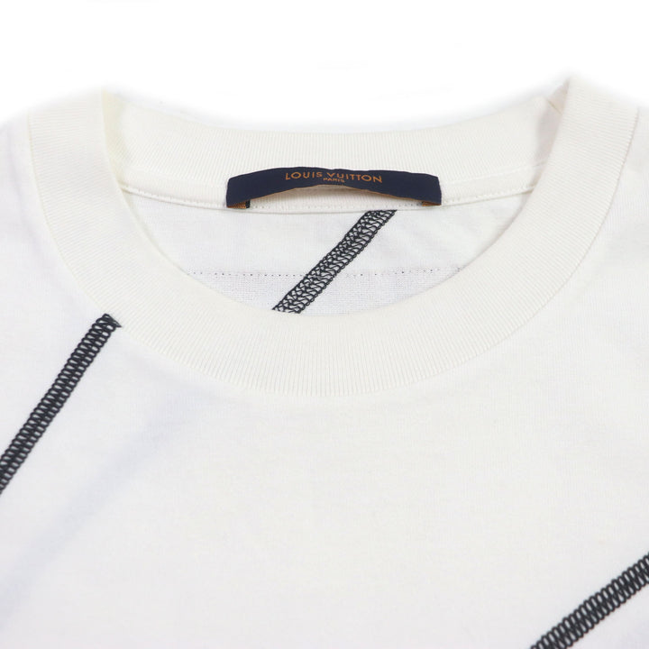 Excellent LOUIS VUITTON×NBA Short sleeve T-shirt embroidery detail S HKY22W