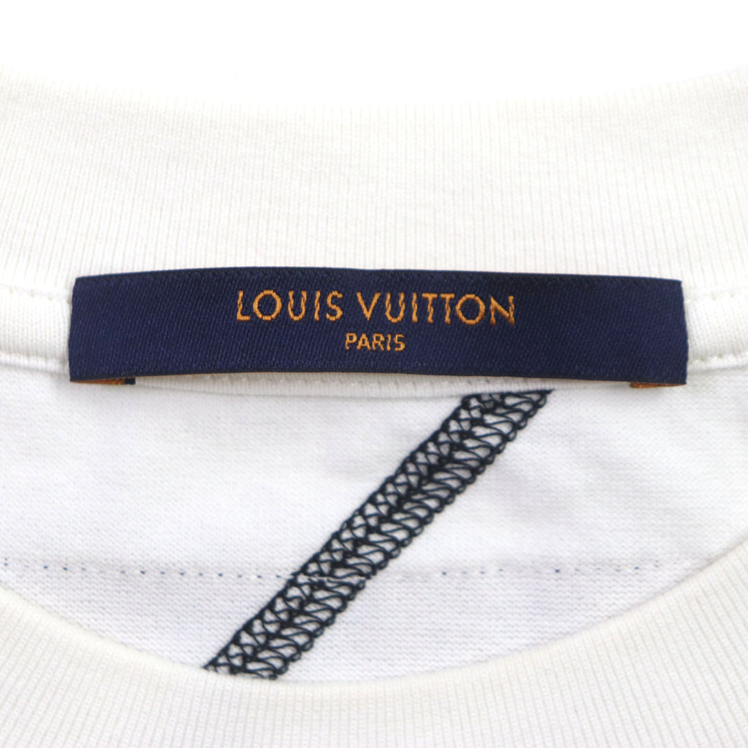 Excellent LOUIS VUITTON×NBA Short sleeve T-shirt embroidery detail S HKY22W