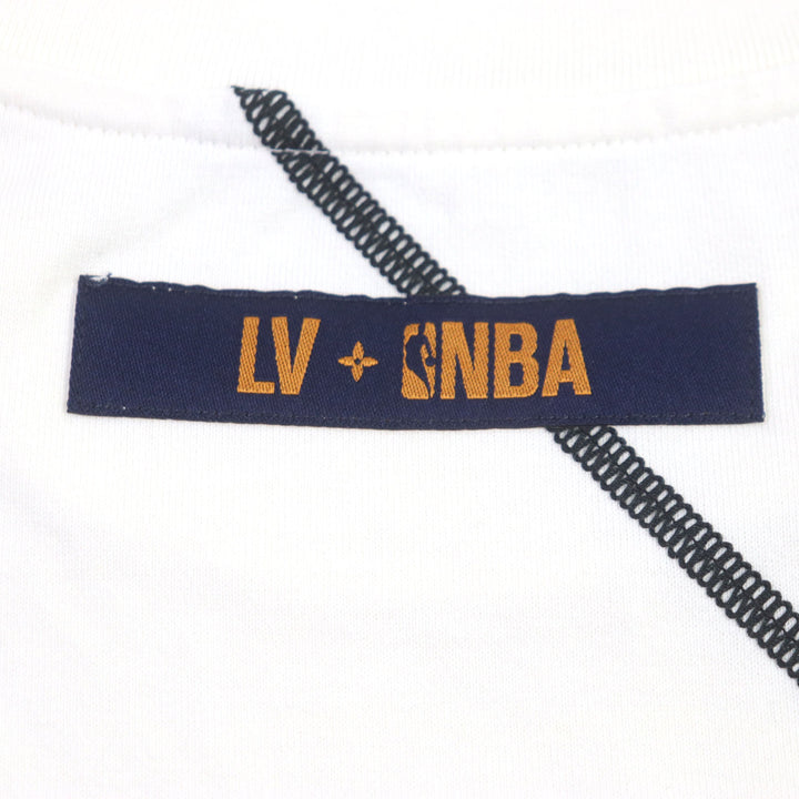Excellent LOUIS VUITTON×NBA Short sleeve T-shirt embroidery detail S HKY22W