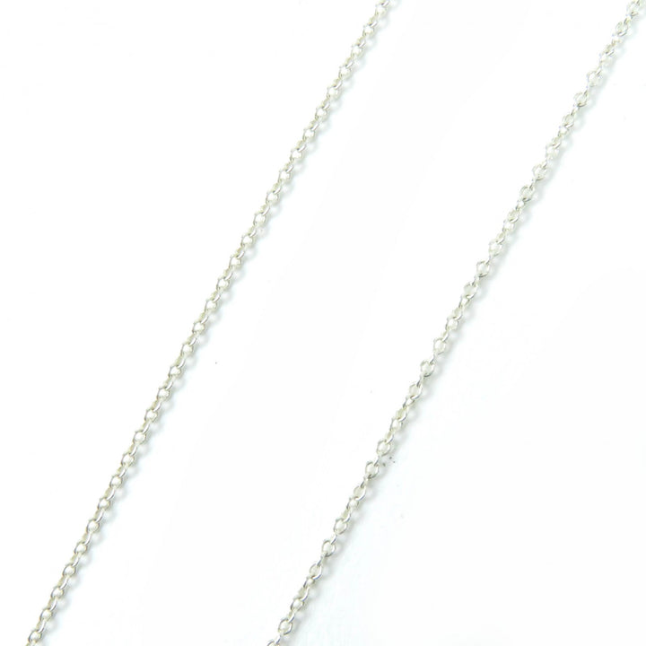 Great TIFFANY&Co. Necklace Dots Heart Rare Old TIFFANY & Co. Silver pink SV925