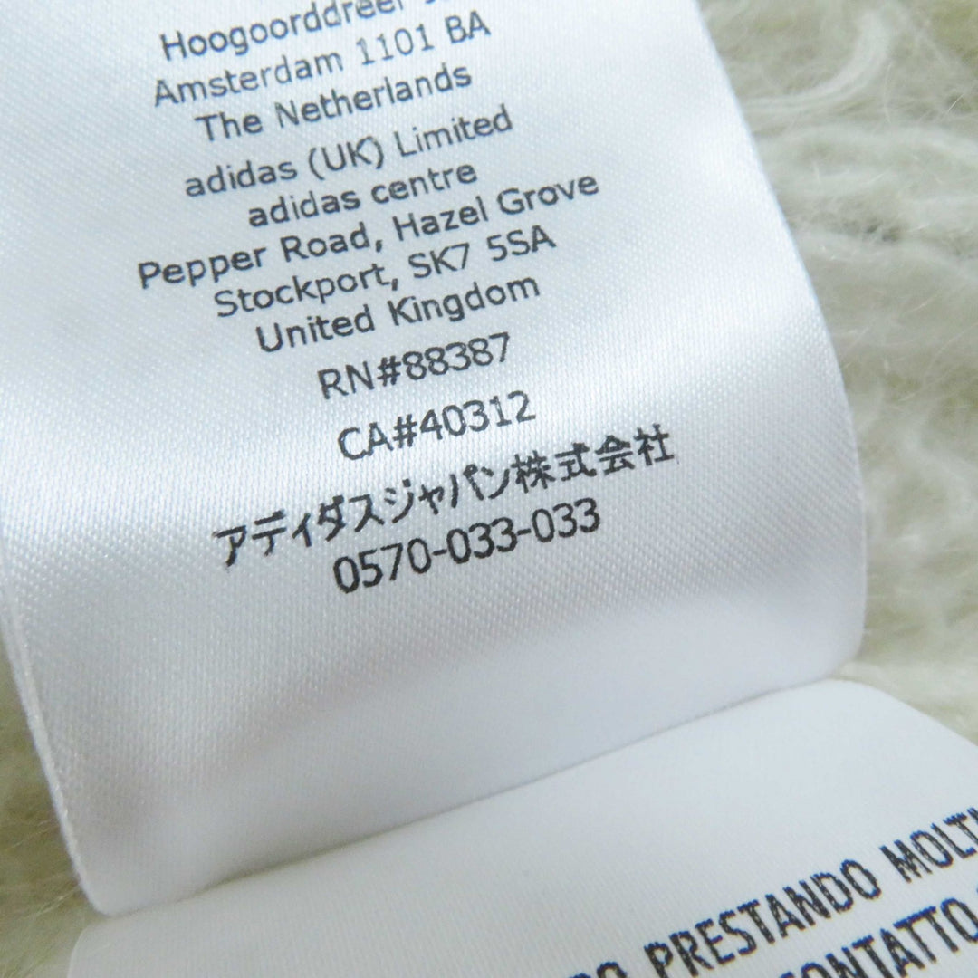 Pristine GUCCI×adidas knit Trefoil Turtleneck Long Sleeves white Women XS 713023